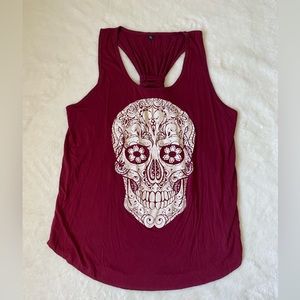 Red Racerback tank size XL